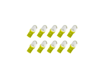 ΛΑΜΠΕΣ ΑΚΑΛΥΚΗ T10 (Δ/Κ) 12V/5W LED ΠΟΡΤΟΚΑΛΙ (x10)