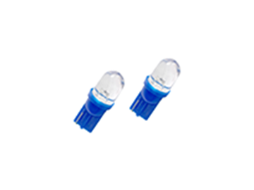 ΛΑΜΠΕΣ ΑΚΑΛΥΚΗ T10 (Δ/Κ) 12V/5W LED ΜΠΛΕ (x2)