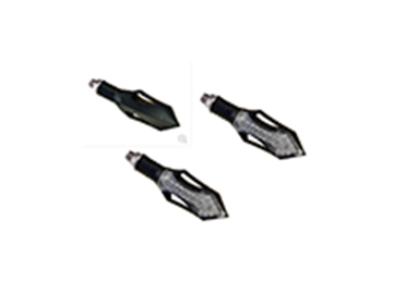 ΦΛΑΣ LED ΜΙΝΙ UNIVERSAL (ΣΕΤ) L+R TTN-202 ΜΑΥΡΟ-ΦΙΜΕ TITAN