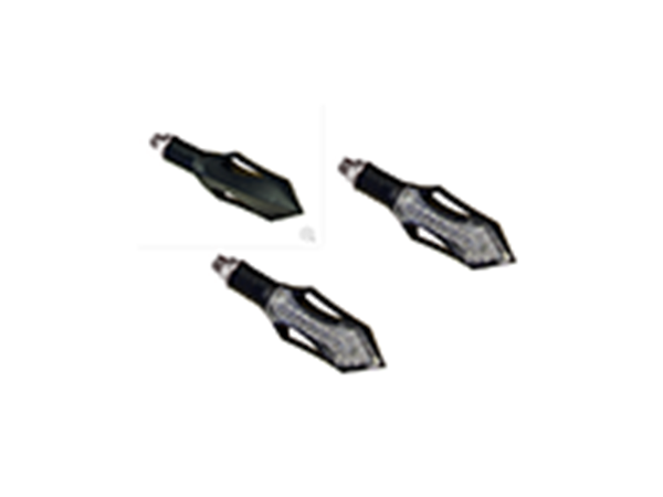 ΦΛΑΣ LED ΜΙΝΙ UNIVERSAL (ΣΕΤ) L+R TTN-202 ΜΑΥΡΟ-ΦΙΜΕ TITAN