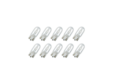 ΛΑΜΠΕΣ ΑΚΑΛΥΚΗ T10 (Δ/Κ) 12V/5W (x10)