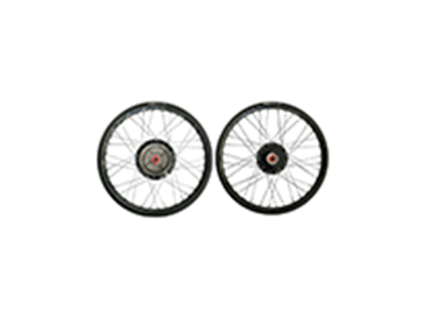ΤΡΟΧΟΙ ΑΛΟΥΜ. ΣΕΤ (ΚΟΜΠΛΕ) INNOVA 125/125i inj ΜΑΥΡΟΙ HYPER-X PRO