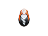 Εικόνα από ΚΡΑΝΟΣ JUST1 FF J34 PRO OUTERSPACE L WHITE/FLUO ORANGE/BLACK MATT