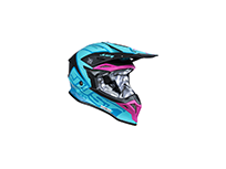 ΚΡΑΝΟΣ JUST1 OFF J-39 THRUSTER XL PETROL BLUE/FUXIA/BLACK MATT