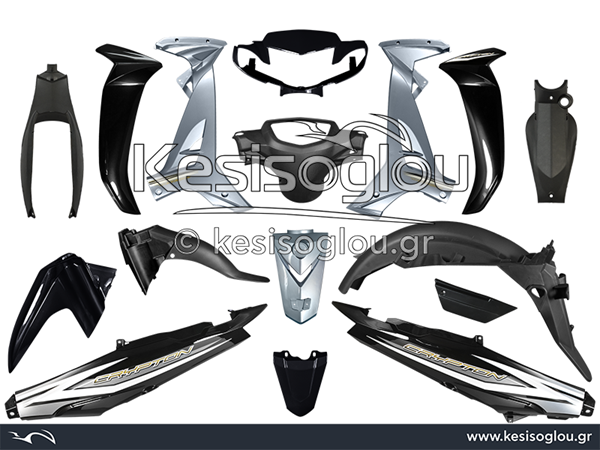 ΚΟΥΣΤΟΥΜΙ ΠΛΑΣΤ.(KIT) CRYPTON (T110C) ΜΑΥΡΟ/ΑΣΗΜΙ
