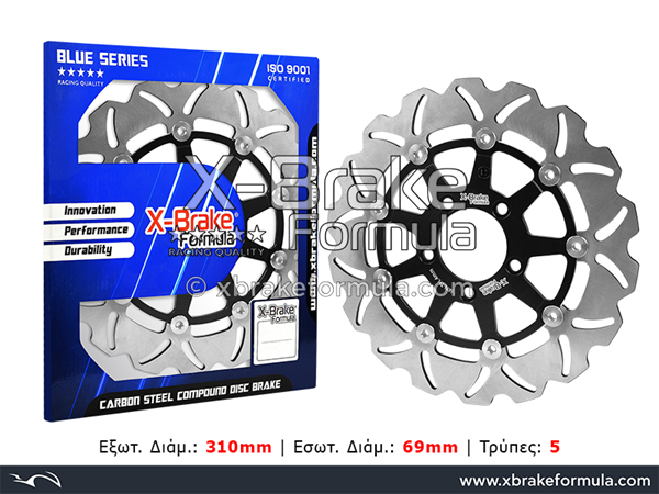 ΔΙΣΚΟΠΛΑΚΑ STX68F-FLO-W (V-STROM 04-06) ΠΛΕΥΣΤΗ ΕΜΠΡΟΣ X-BRAKE
