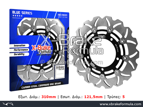 ΔΙΣΚΟΠΛΑΚΑ STX89F-FLO-W (V-STROM 07-08) ΠΛΕΥΣΤΗ ΕΜΠΡΟΣ X-BRAKE