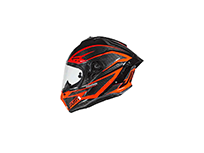 ΚΡΑΝΟΣ JUST1 FF J-GPR L CYBER RED CARBON GLOSS