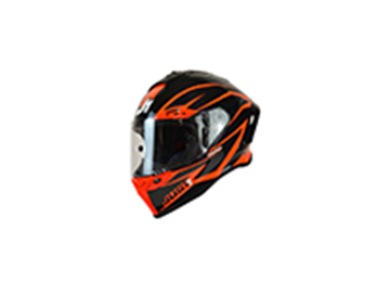 ΚΡΑΝΟΣ JUST1 FF J-GPR XL CYBER RED CARBON GLOSS