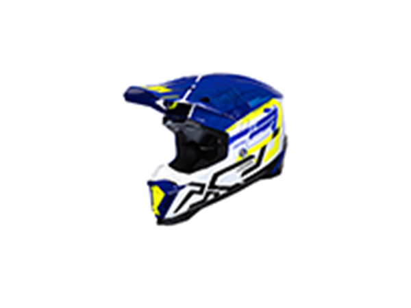 ΚΡΑΝΟΣ JUST1 OFF J-40 MISSION M FLUO YELLOW-BLUE GLOSS