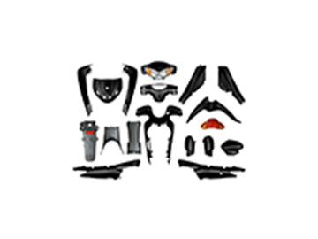 ΚΟΥΣΤΟΥΜΙ ΠΛΑΣΤ.(KIT) FORTUNE/CHEETAH/DY50B ΜΑΥΡΟ
