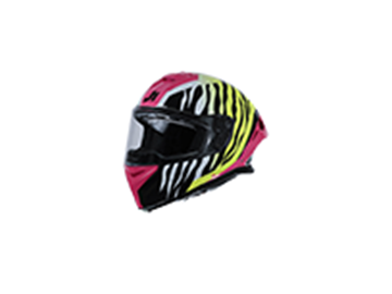 ΚΡΑΝΟΣ JUST1 FF J-STR TIGER S PINK/YELLOW/BLACK GLOSS