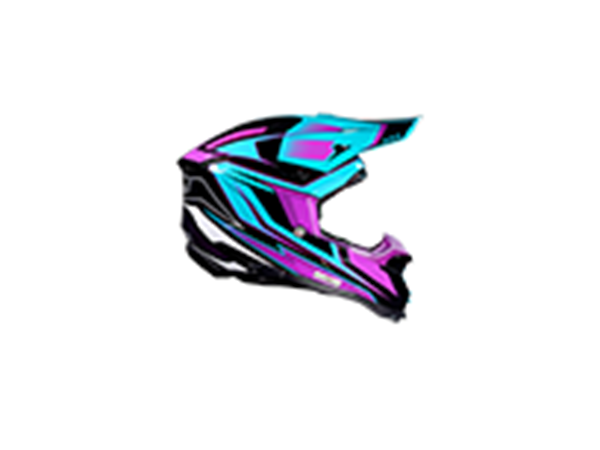 ΚΡΑΝΟΣ JUST1 OFF J-40 SPEED S PURPLE/BLUE/BLACK GLOSS