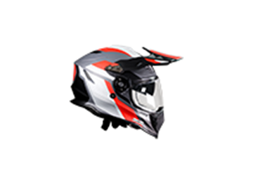 ΚΡΑΝΟΣ JUST1 FF J34 PRO GLOBE M FLUO RED/BLACK MATT