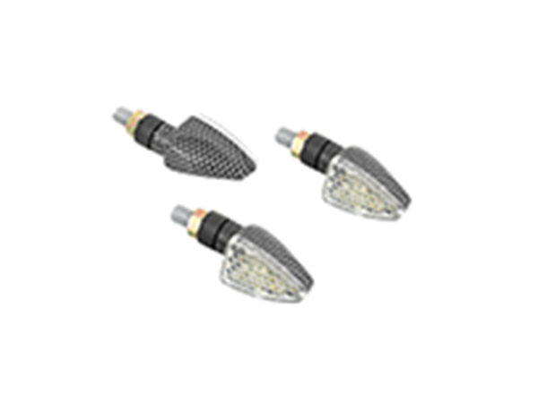 ΦΛΑΣ LED UNIVERSAL (ΣΕΤ) L+R ΛΟΓΧΗ CARBON ΒΑΣΗ ΔΙΑΦΑΝΑ