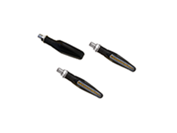 ΦΛΑΣ LED ΜΙΝΙ UNIVERSAL (ΣΕΤ) L+R TTN-203 ΜΑΥΡΟ-ΦΙΜΕ TITAN