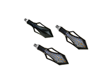 ΦΛΑΣ LED ΜΙΝΙ UNIVERSAL (ΣΕΤ) L+R TTN-202 BIG ΜΑΥΡΟ-ΦΙΜΕ TITAN