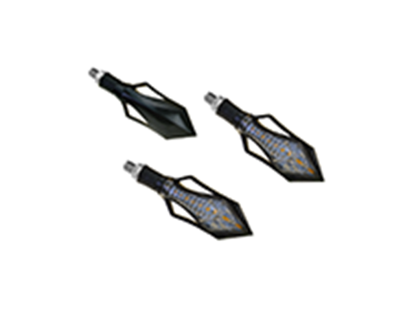 ΦΛΑΣ LED ΜΙΝΙ UNIVERSAL (ΣΕΤ) L+R TTN-202 BIG ΜΑΥΡΟ-ΦΙΜΕ TITAN