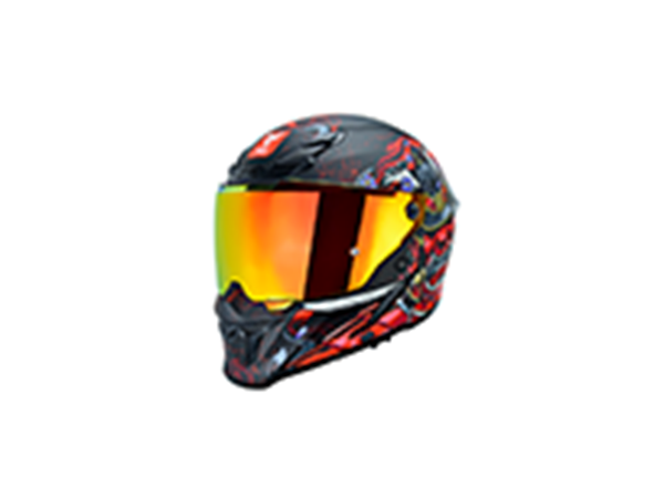 ΚΡΑΝΟΣ XVX FF VADER RS-400 L ΜΑΤ ARMOUR RED