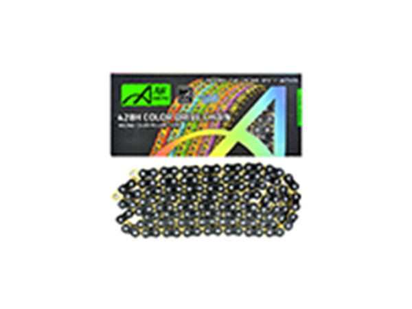 ΑΛΥΣΙΔΑ 428HO-132Δ ΕΝΙΣΧ. O-RING ΜΑΥΡΗ-ΧΡΥΣΗ AJI RACING