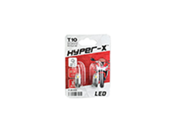 ΛΑΜΠΕΣ ΑΚΑΛΥΚΗ T10 (Δ/Κ) 12V/5W LED ΛΕΥΚΗ (x2)
