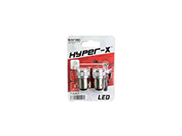 ΛΑΜΠΕΣ Φ.ΣΤΟΠ S25 (BA) 12V/21/5W LED ΚΟΚΚΙΝΗ (x2)