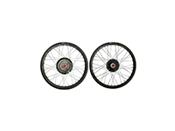 ΤΡΟΧΟΙ ΑΛΟΥΜ. ΣΕΤ (ΚΟΜΠΛΕ) INNOVA 125/125i inj ΜΑΥΡΟΙ HYPER-X PRO